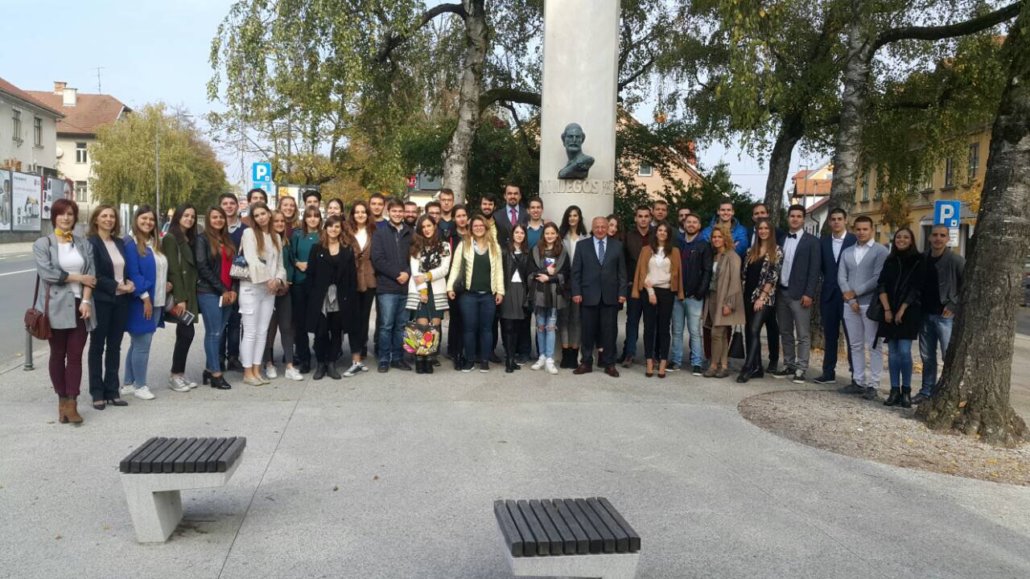 A welcome reception for Montenegrin students studying in Slovenia